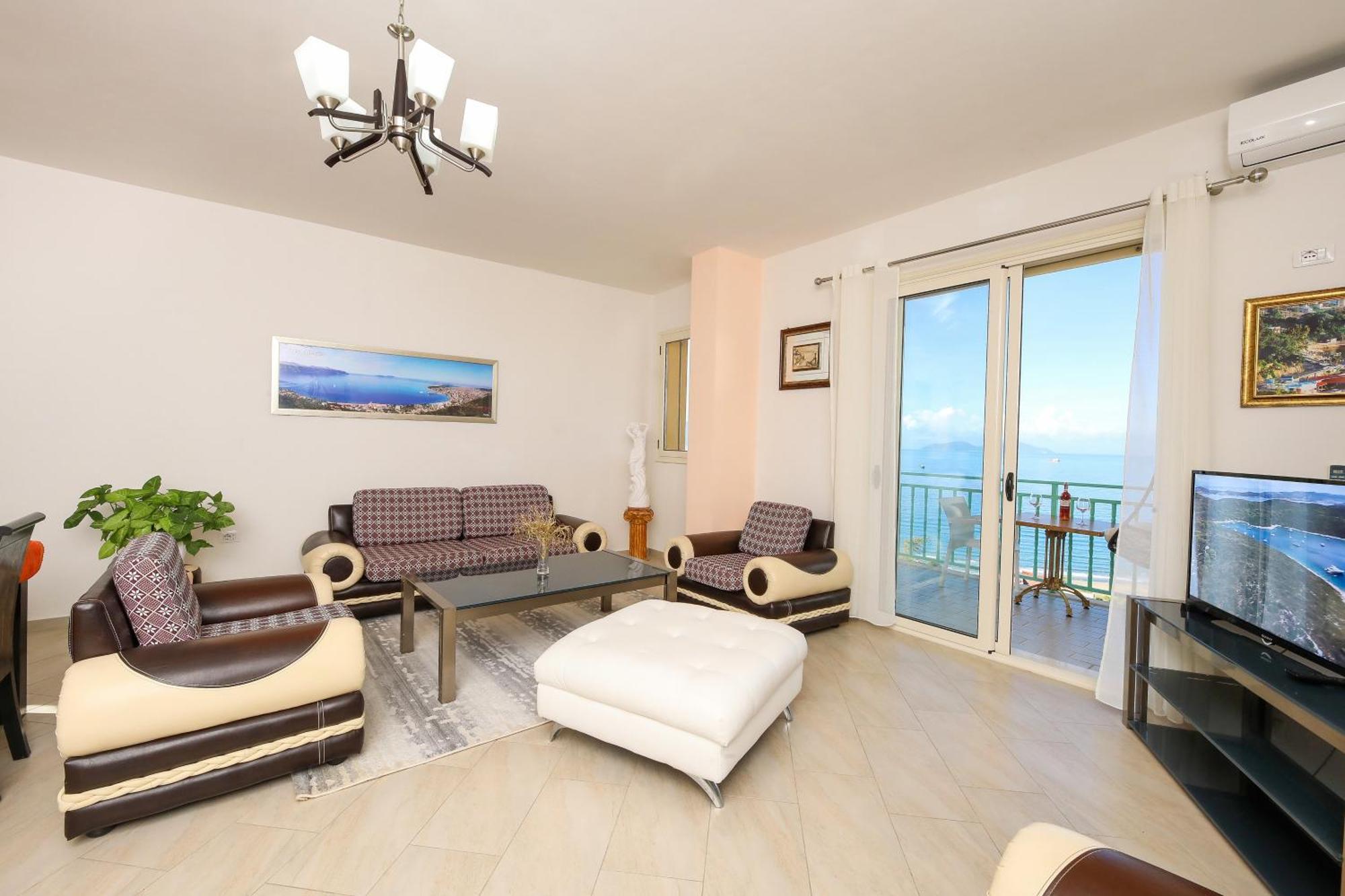 Rezidenca Panorama Apartments Vlorë Exteriör bild
