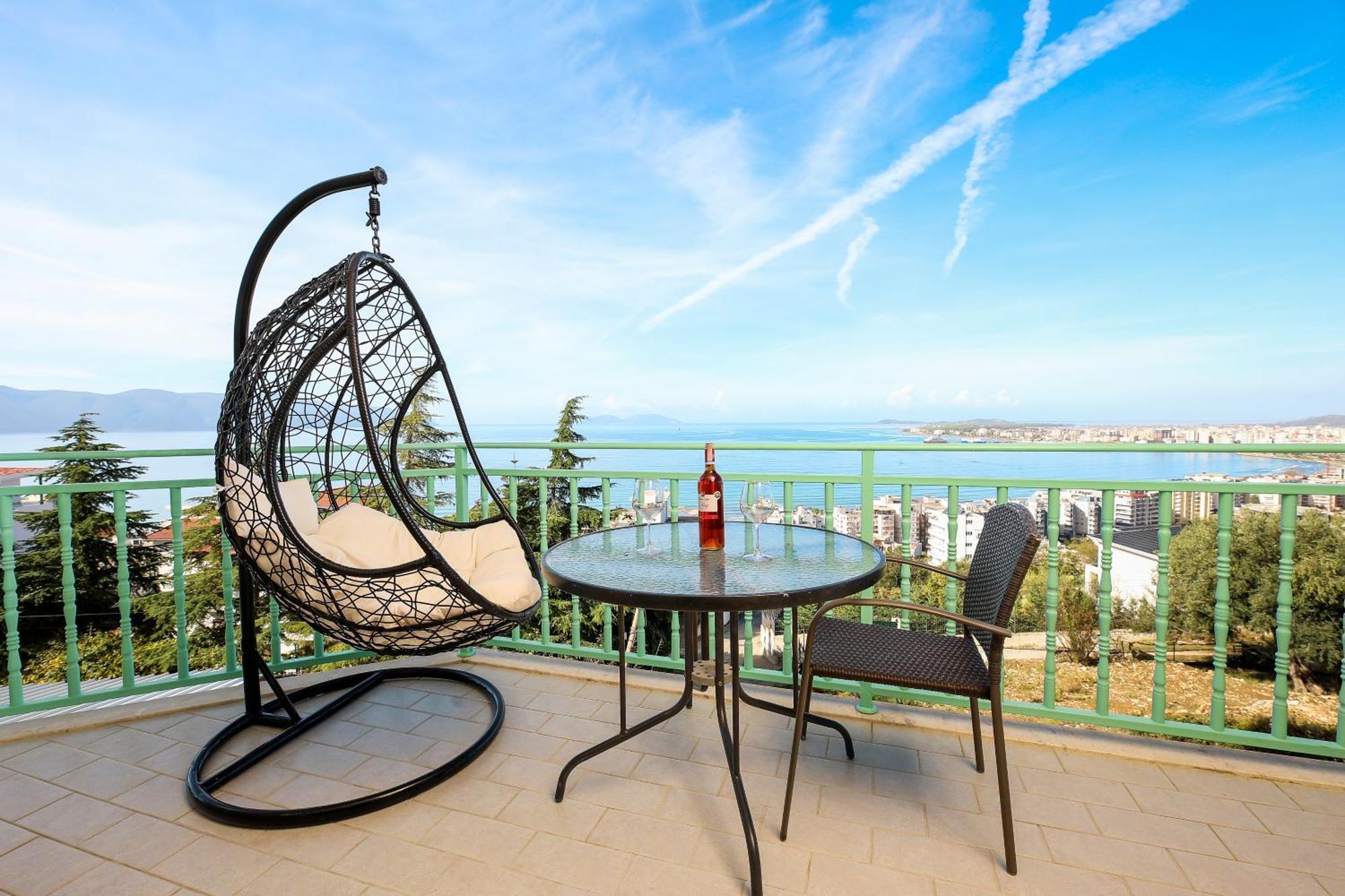 Rezidenca Panorama Apartments Vlorë Exteriör bild